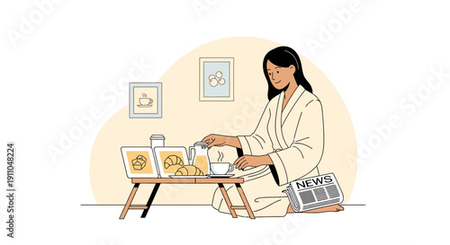 Morning Refreshment And News For A Relaxed Start