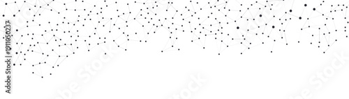 Abstract Network Connection Banner  Digital Technology Background