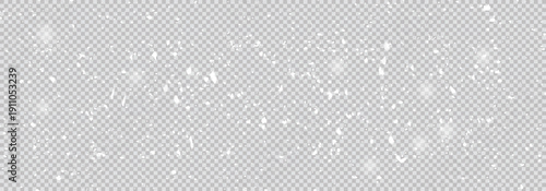 Small snow fallen in front of the panorama view background.