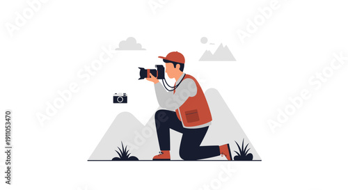 Photographer Captures Mountain Scenery With Professional Camera Gear