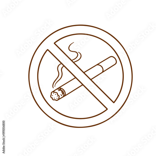 Cigarettes are banned illustration vector on a white background
Vector illustration on a white background