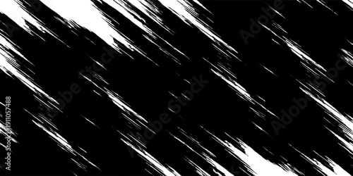 Distressed Black Paint Texture with Smudged Brush Lines and Ink Spray Splashes for Grunge Art, Creative Posters, and Digital Layouts