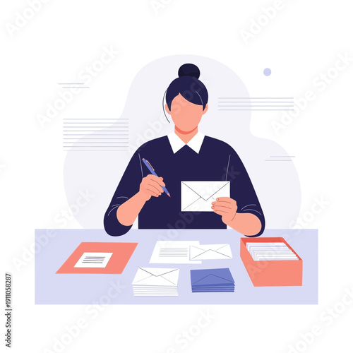 Professional Correspondence And Mail Handling In An Office Setting