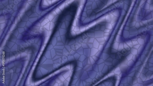 Seamless purple silk wave texture with mosaic crackle overlay ideal for video backgrounds motion graphics and digital design soft glossy folds and elegant marbled surface.