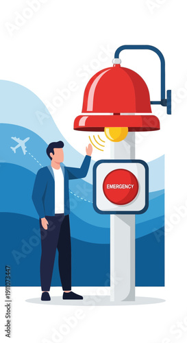 Urgent Assistance Activation Signaling System with Personnel Interaction