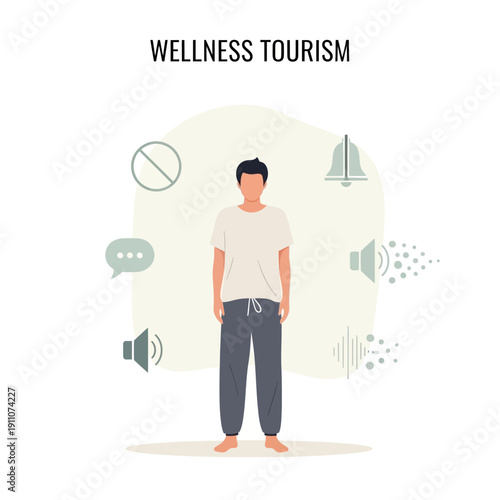 Wellness Tourism And Digital Detox Escape For Peaceful Mind Retreat