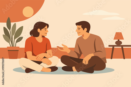 People engaging in a discussion, sharing ideas and actively listening to each other