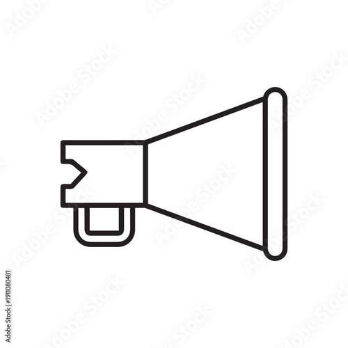 Icon Megaphone. related to Theatre Gradient symbol. line style. simple illustration
