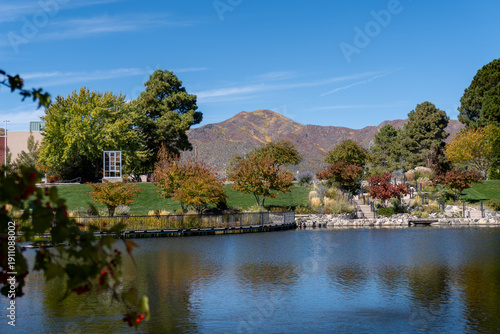 Los Alamos, New Mexico. Manhattan Project National Historical Park and Ashley Pond. Ashley Pond Jr. established the Los Alamos Ranch School. Secret site of Los Alamos National Laboratory. 