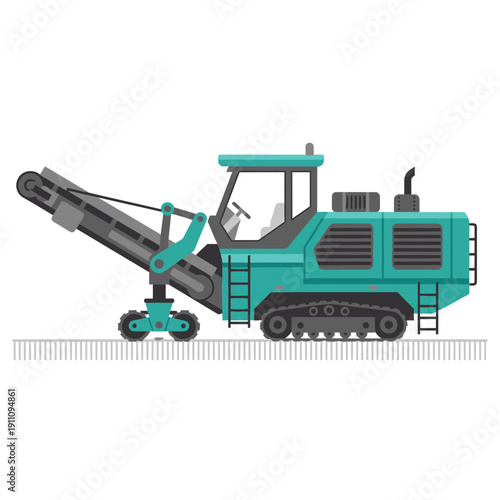 Heavy Construction Asphalt Pavement Milling Machine For Road Repair