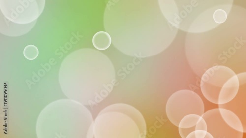 Pastel Colored Background with White Circles.