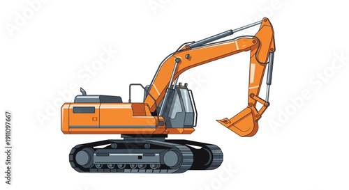 Heavy Duty Excavator For Construction Projects Industry Work