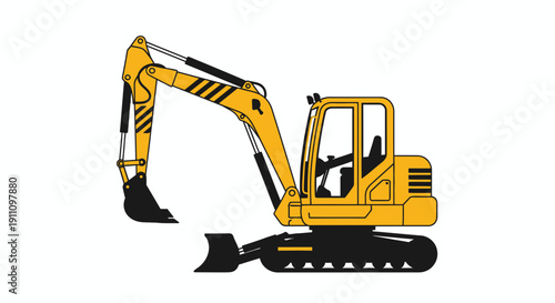 Heavy Duty Excavator Machine Construction Vehicle For Digging Projects