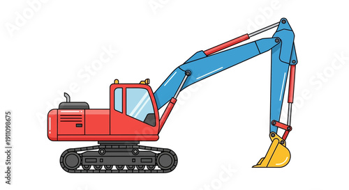 Heavy Duty Excavator Machine For Construction Work