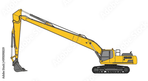 Heavy Duty Excavator Machine For Construction Industry