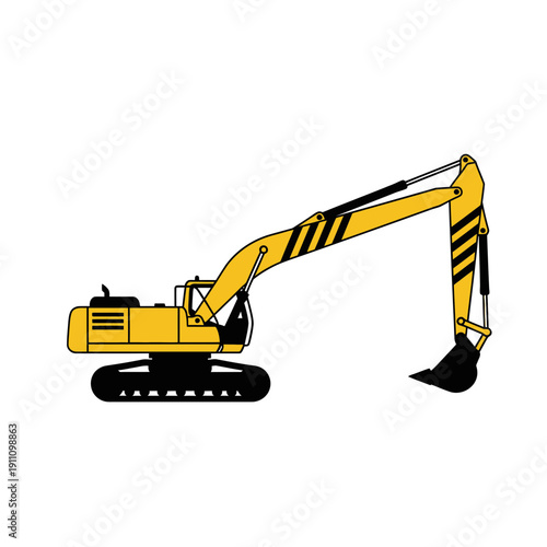 Heavy Duty Excavator Machine For Construction Projects And Earthmoving