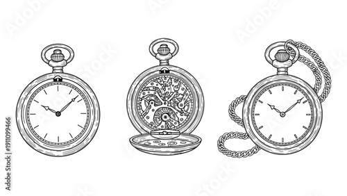 Vintage Pocket Watch Collection