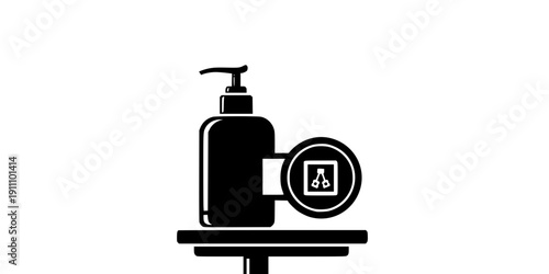  Restaurant Sanitization Station Silhouette