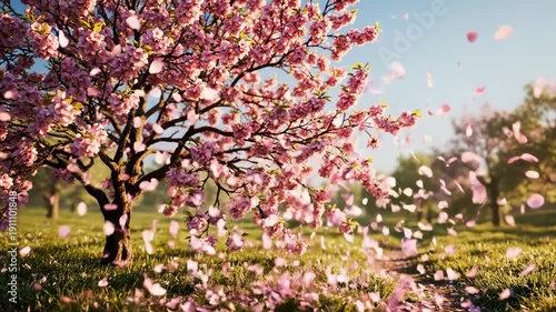 Enchanting Cherry Blossom Scenery - A Springtime Dream in Full Bloom.