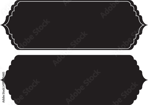 Islam Frame Shape. Elegant Muslim Architectural Element. Golden Accents for Festive Celebrations. Ramadan Vintage Pattern Vector Design