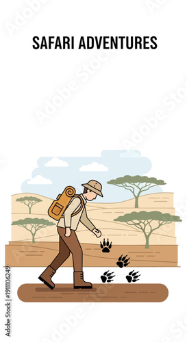 Exploring Wildlife Trails In African Savannah With Safari Explorer