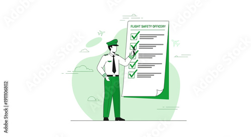 Flight Safety Officer Checks List Compliance Aviation