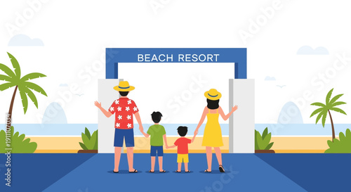 Family Vacation Destination Tropical Beach Resort Adventure Holiday