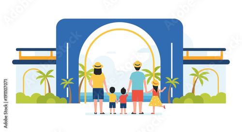 Family Vacation Tropical Resort Destination Beach Paradise