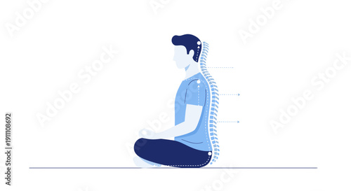 Healthy Spine Alignment During Meditation and Yoga Poses