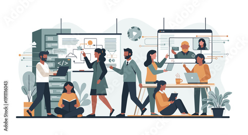 A minimalist illustration evokes calmness and care, perfect for lifestyle content or personal development themes.