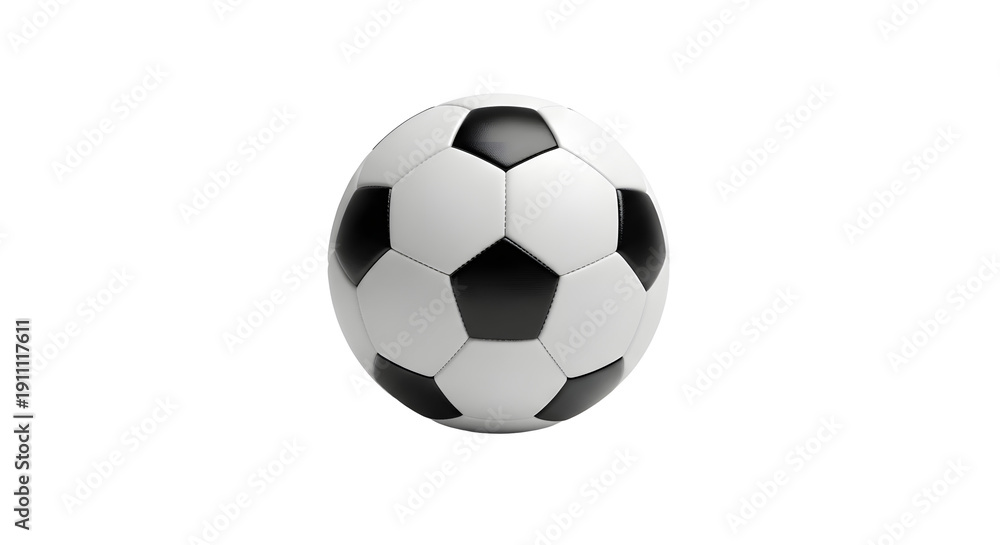 Fototapeta premium A soccer ball on transparent background
