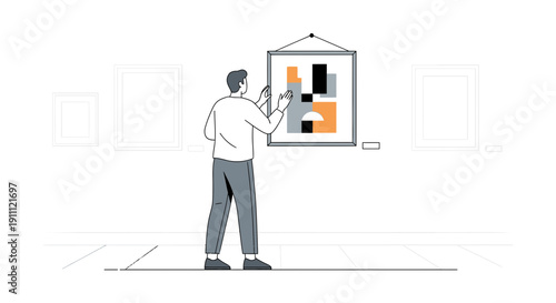 Modern Art Gallery Visit And Artistic Appreciation