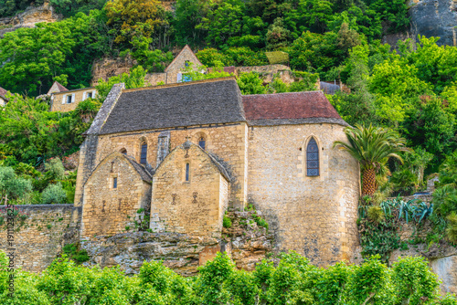 Historic Architecture La Roque-Gageac Historic Village the Dordogne River, Southwestern France
