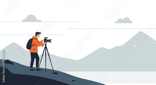 Outdoor Photography Expedition Capturing Majestic Mountain Vistas