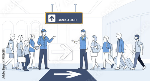 Navigating Airport Terminals Seamlessly With Staff Guidance For Travelers