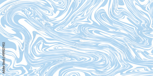 Abstract background seamless pattern with colorful waves. Trendy vector illustration in retro psychedelic style