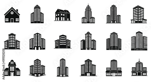 Various styles of modern and traditional commercial.