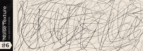 Messy pencil noise texture with scribble scratch messy and pen sketch squiggle background. Random doodle tangle with line drawing marker and pattern ballpoint scrawl. Illustration editable vector set
