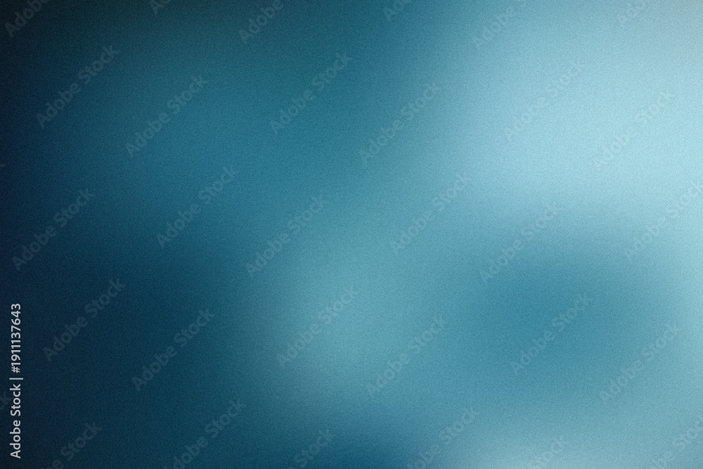 Obraz premium Soft teal and blue abstract gradient background with smooth textured lighting effect