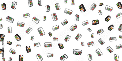 A vibrant scatter of small, colorful, rectangular objects against a white background, evoking a sense of playful chaos