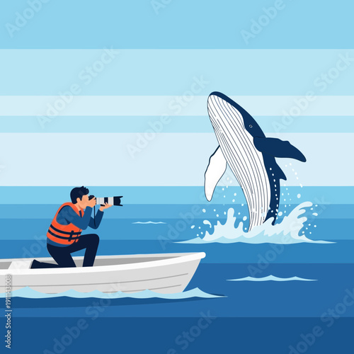 Photographer Captures Majestic Whale Breach From Boat