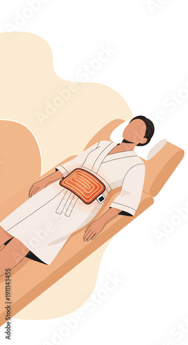 Relaxing Spa Treatment With Warm Compress Therapy For Well Being