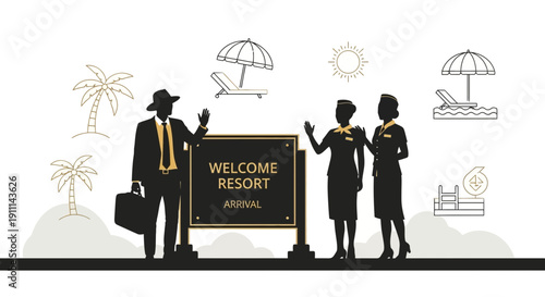 Resort Arrival Welcoming Staff Hospitality Guest Experience Welcome