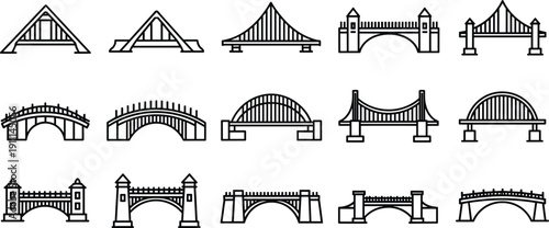 Black and white bridge bridges architecture