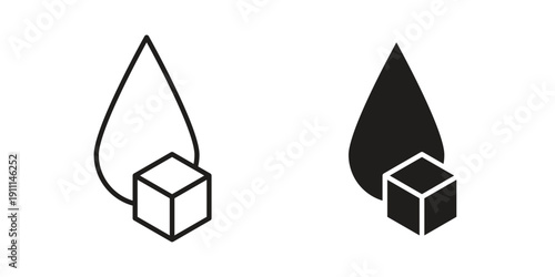 Blood sugar icon. Vector Isolated Illustration for web design.