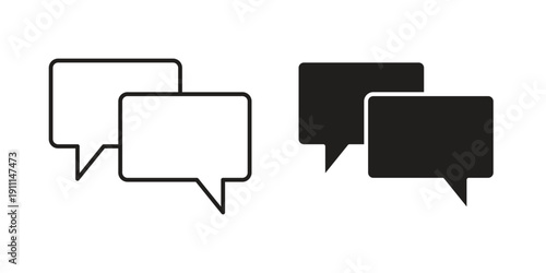 Conversation icon. Vector Isolated Illustration for web design.