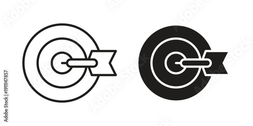 Darts icon. Vector Isolated Illustration for web design.