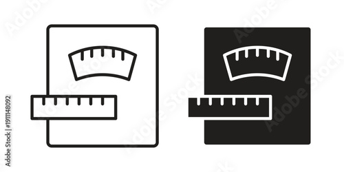 Dieting icon. Vector Isolated Illustration for web design.
