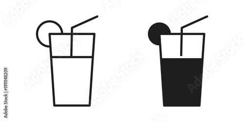 Drink icon. Vector Isolated Illustration for web design.