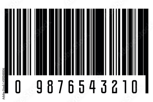 Barcode barcode identification number product scanning . Vertical stripes resembling. Code stripes sticker. Barcode labels, customers qr code.